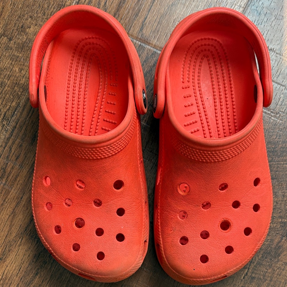 Neon Orange Crocs - Picture 5 of 6